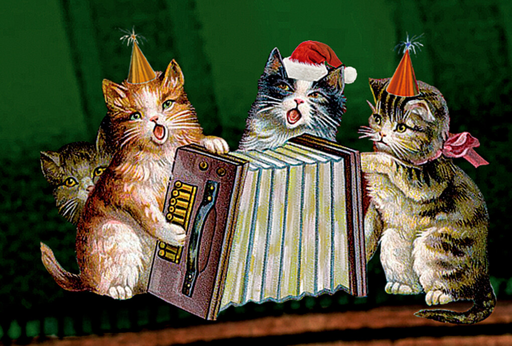 Weitere Ansicht: Wand-Adventskalender - Katzen am Fenster