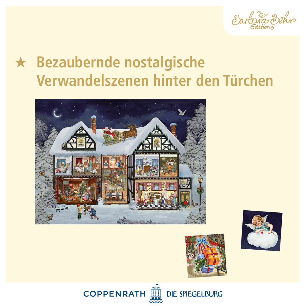Weitere Ansicht: A3-Wand-Adventskalender - Im Adventshaus