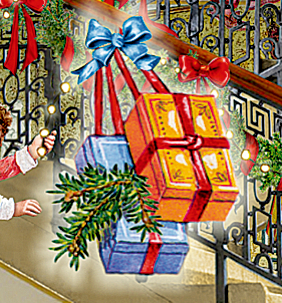 Weitere Ansicht: A3-Wand-Adventskalender - Im Adventshaus