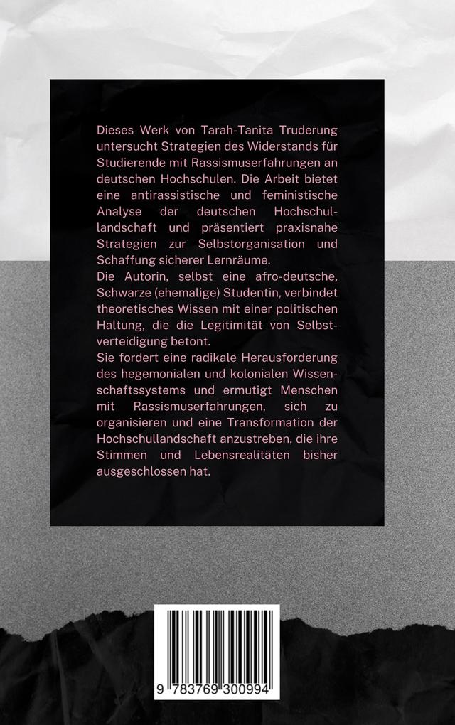 Weitere Ansicht: Resist Academia | Tarah-Tanita Truderung
