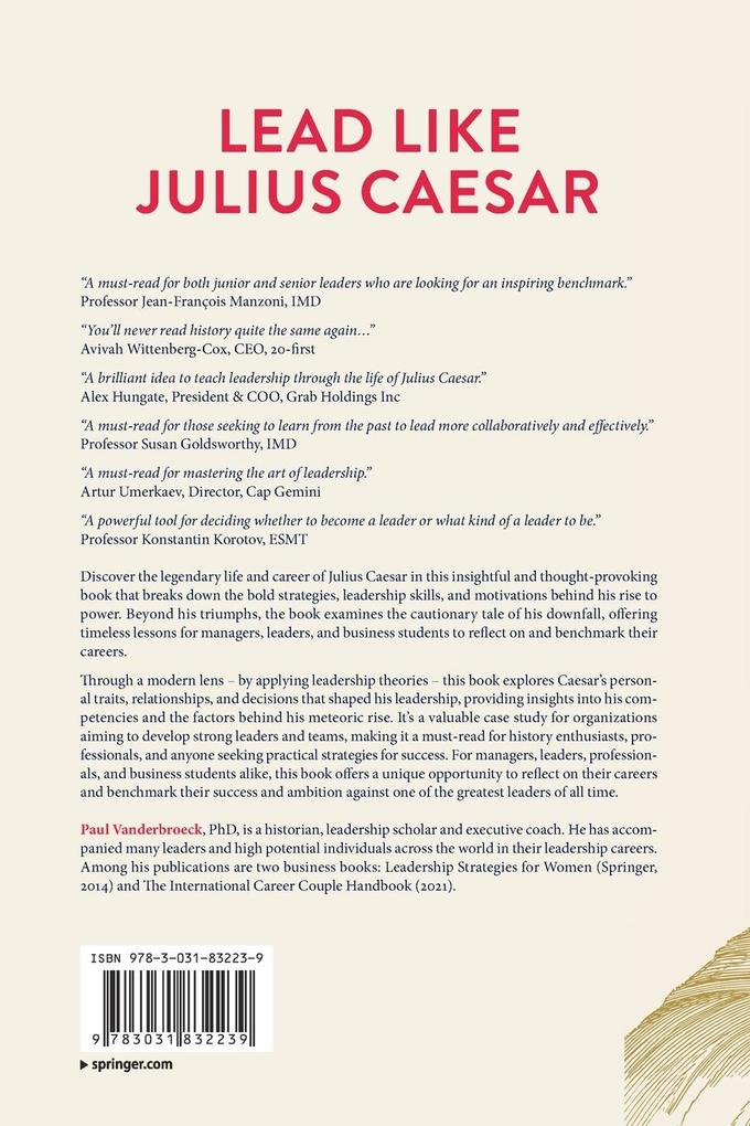 Weitere Ansicht: Lead Like Julius Caesar | Paul Vanderbroeck