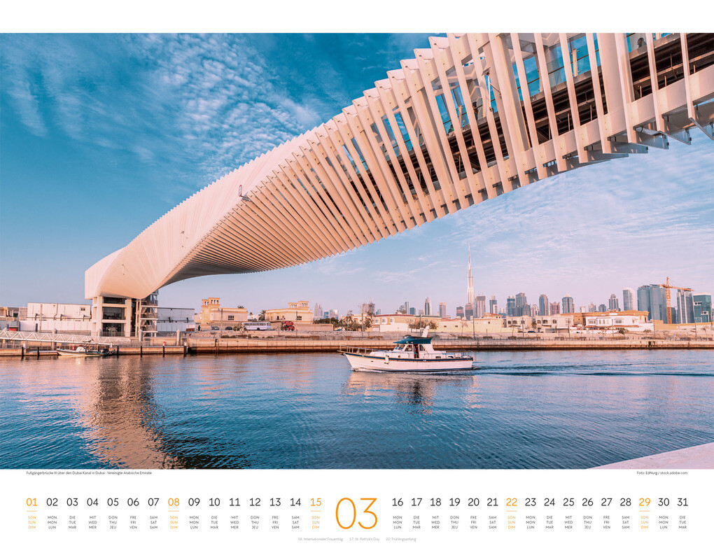 Weitere Ansicht: Brücken Kalender 2026 | Ackermann Kunstverlag GmbH