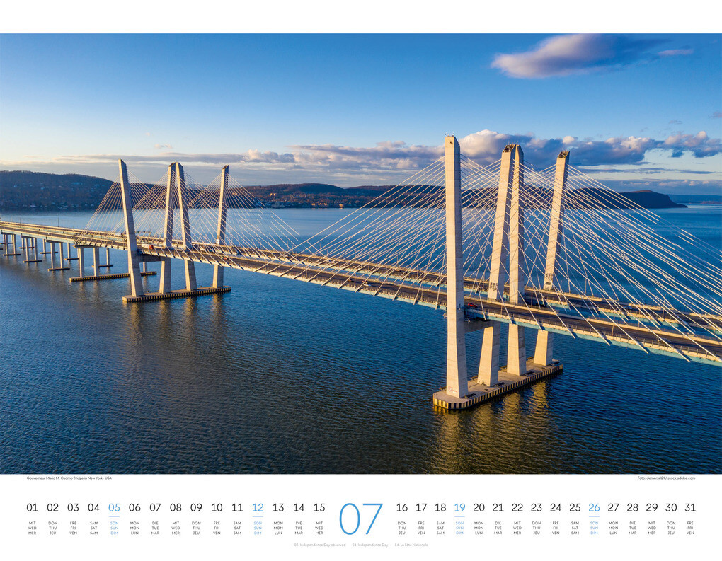Weitere Ansicht: Brücken Kalender 2026 | Ackermann Kunstverlag GmbH