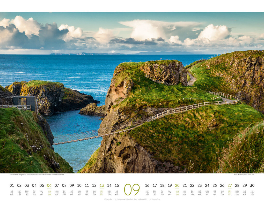 Weitere Ansicht: Brücken Kalender 2026 | Ackermann Kunstverlag GmbH