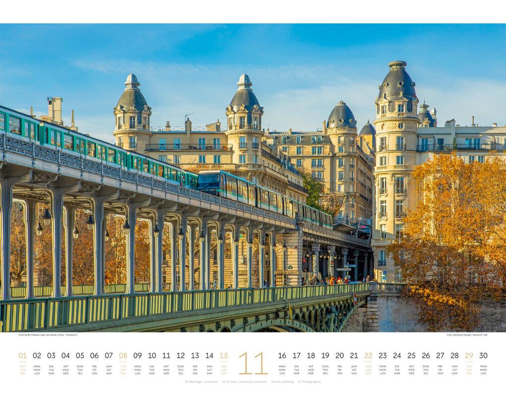Weitere Ansicht: Brücken Kalender 2026 | Ackermann Kunstverlag GmbH