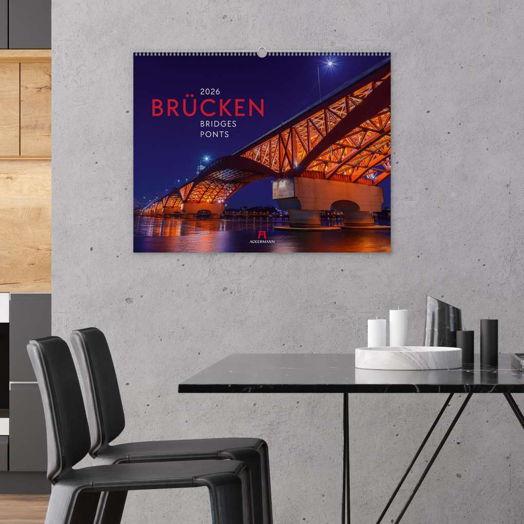 Weitere Ansicht: Brücken Kalender 2026 | Ackermann Kunstverlag GmbH