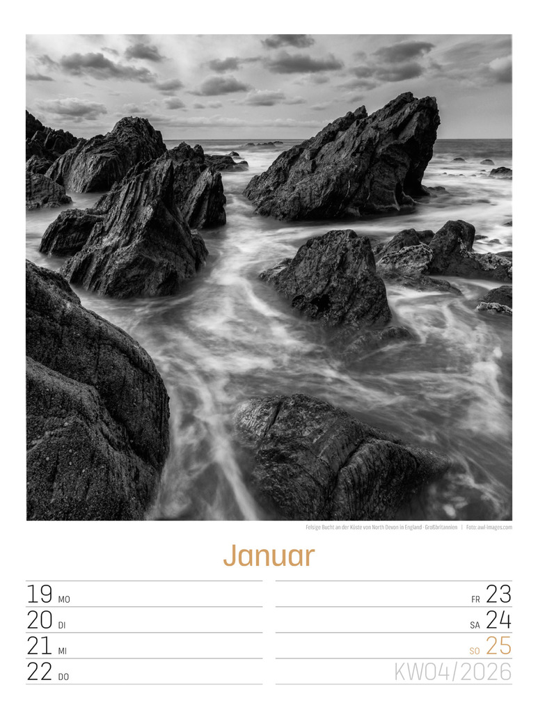 Weitere Ansicht: Silent Nature Wochenplaner Kalender 2026 | Ackermann Kunstverlag GmbH