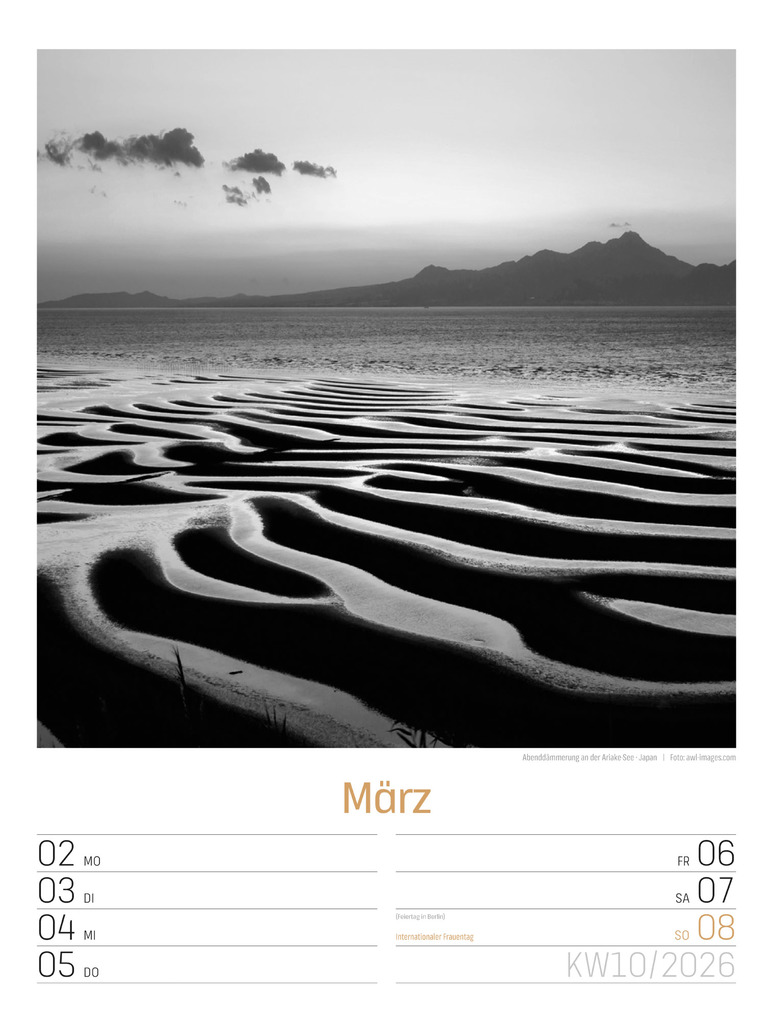 Weitere Ansicht: Silent Nature Wochenplaner Kalender 2026 | Ackermann Kunstverlag GmbH