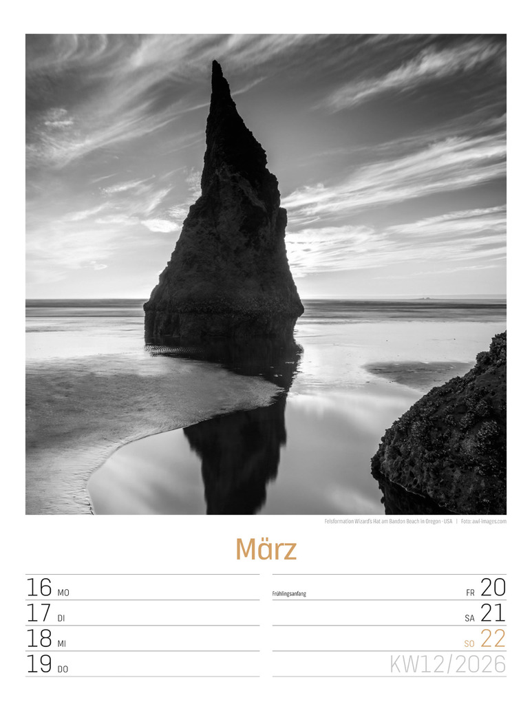 Weitere Ansicht: Silent Nature Wochenplaner Kalender 2026 | Ackermann Kunstverlag GmbH