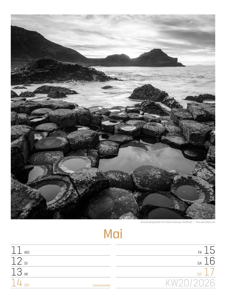 Weitere Ansicht: Silent Nature Wochenplaner Kalender 2026 | Ackermann Kunstverlag GmbH