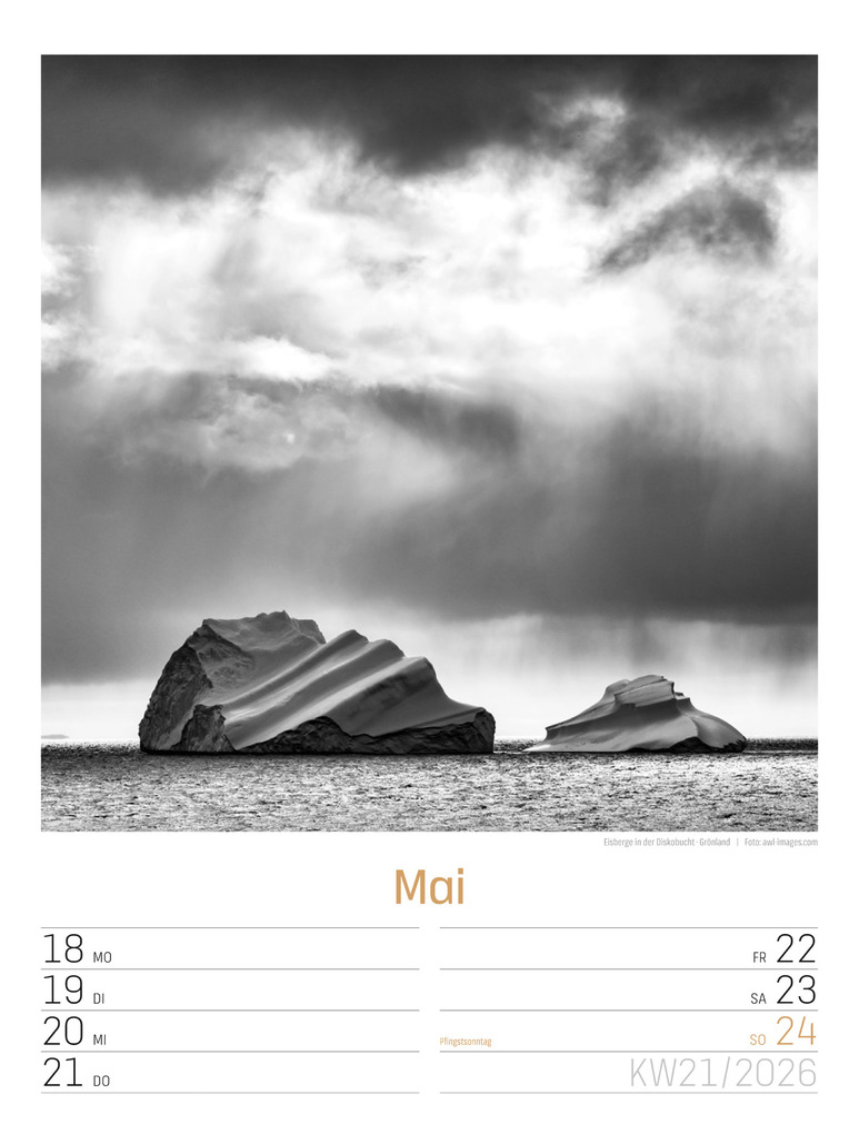 Weitere Ansicht: Silent Nature Wochenplaner Kalender 2026 | Ackermann Kunstverlag GmbH