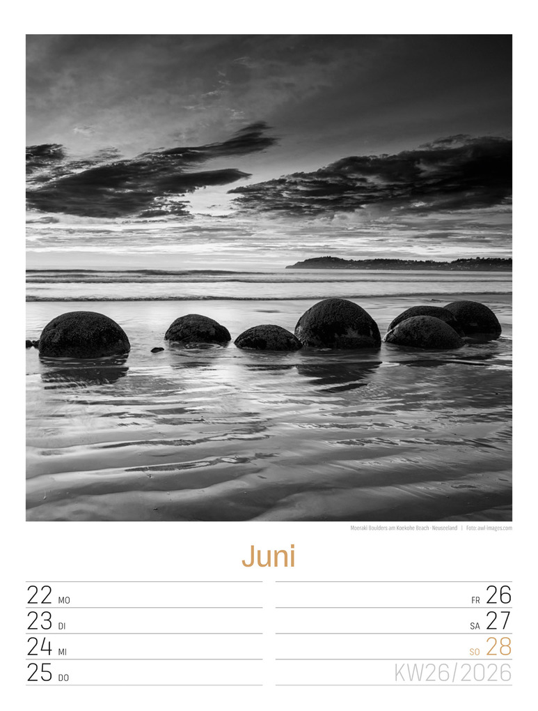 Weitere Ansicht: Silent Nature Wochenplaner Kalender 2026 | Ackermann Kunstverlag GmbH