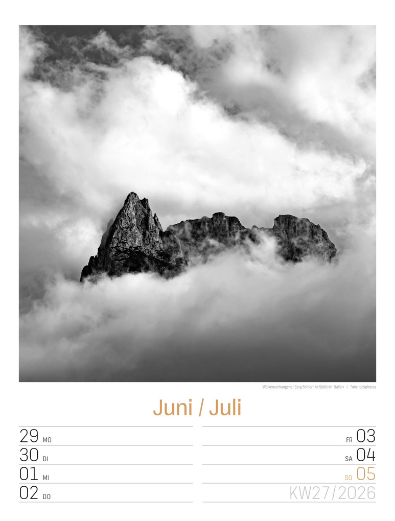 Weitere Ansicht: Silent Nature Wochenplaner Kalender 2026 | Ackermann Kunstverlag GmbH