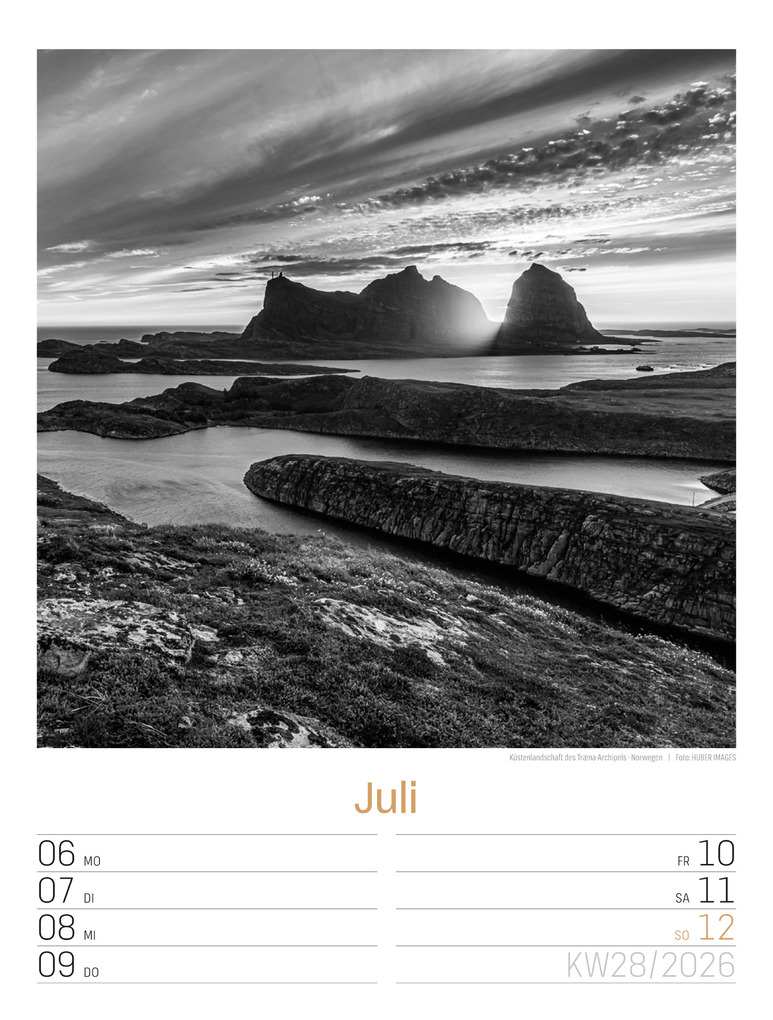 Weitere Ansicht: Silent Nature Wochenplaner Kalender 2026 | Ackermann Kunstverlag GmbH