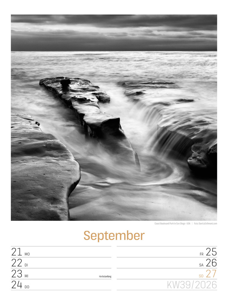 Weitere Ansicht: Silent Nature Wochenplaner Kalender 2026 | Ackermann Kunstverlag GmbH