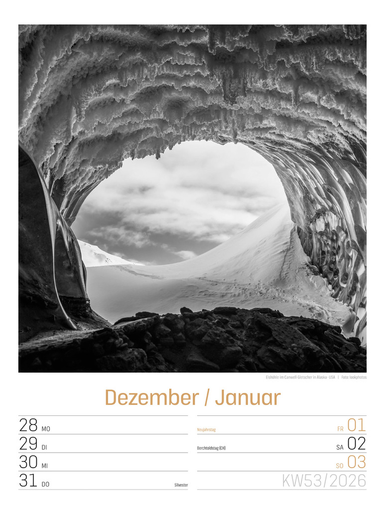 Weitere Ansicht: Silent Nature Wochenplaner Kalender 2026 | Ackermann Kunstverlag GmbH