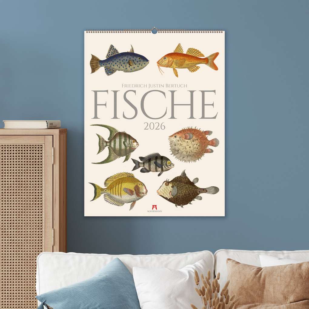 Weitere Ansicht: Fische Kalender 2026 | Friedrich Justin Bertuch, Ackermann Kunstverlag GmbH