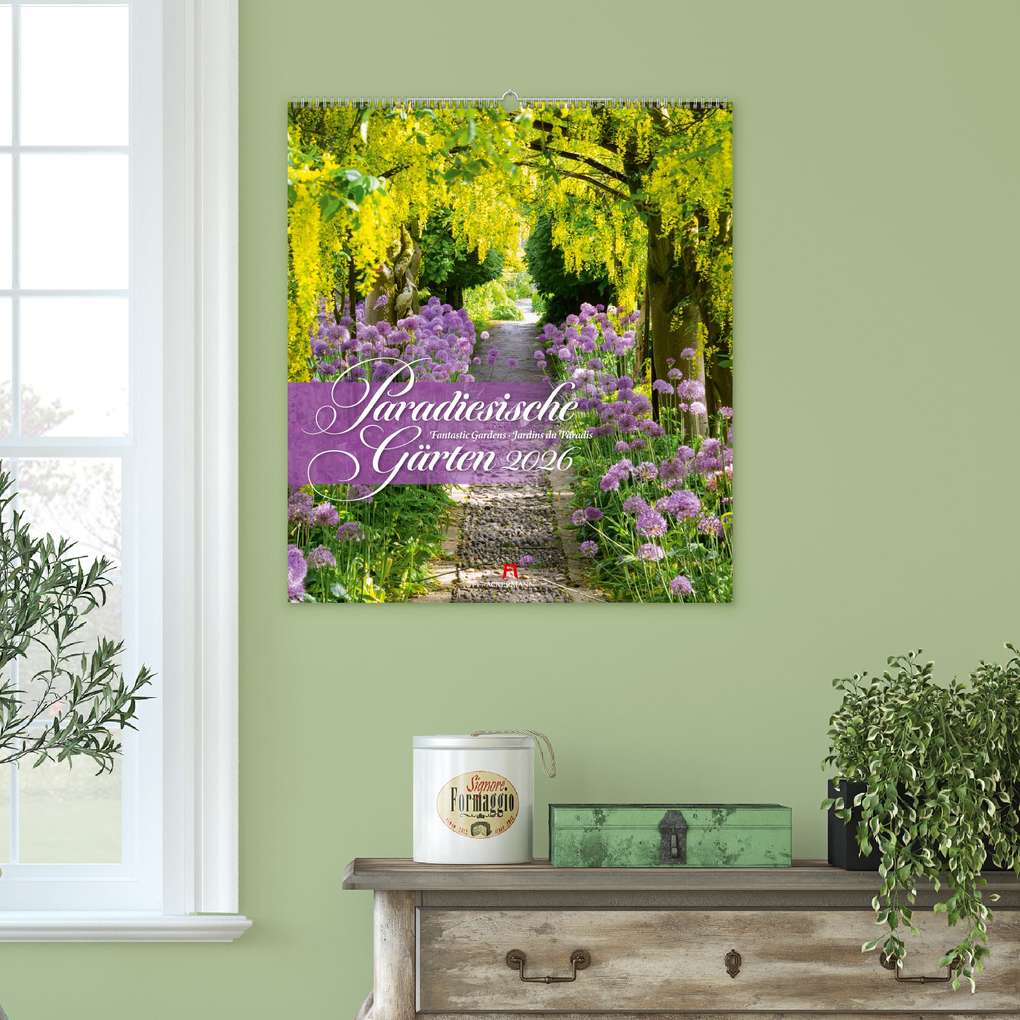 Weitere Ansicht: Paradiesische Gärten Kalender 2026 | Ackermann Kunstverlag GmbH
