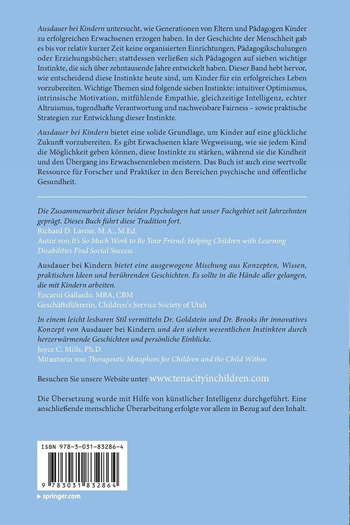 Weitere Ansicht: Ausdauer bei Kindern | Sam Goldstein, Robert B. Brooks