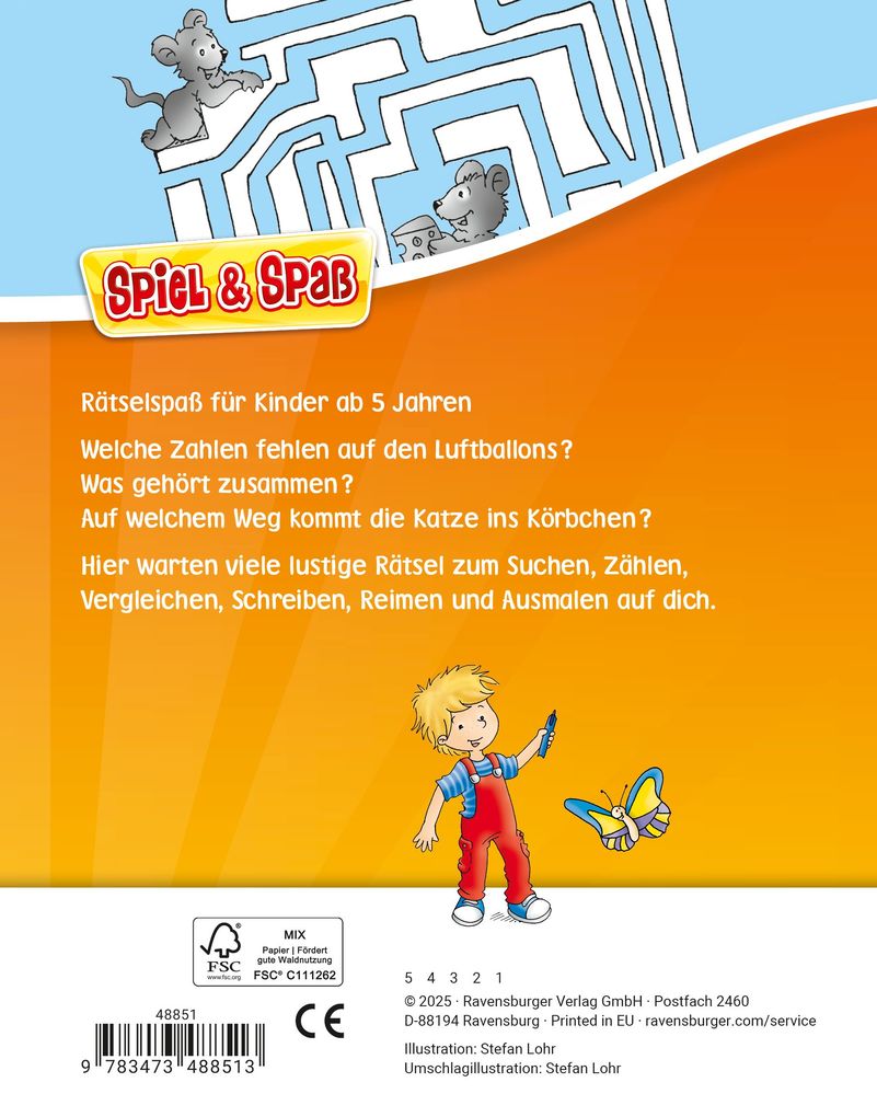 Weitere Ansicht: Spiel & Spaß - Vorschul-Rätselspaß für unterwegs