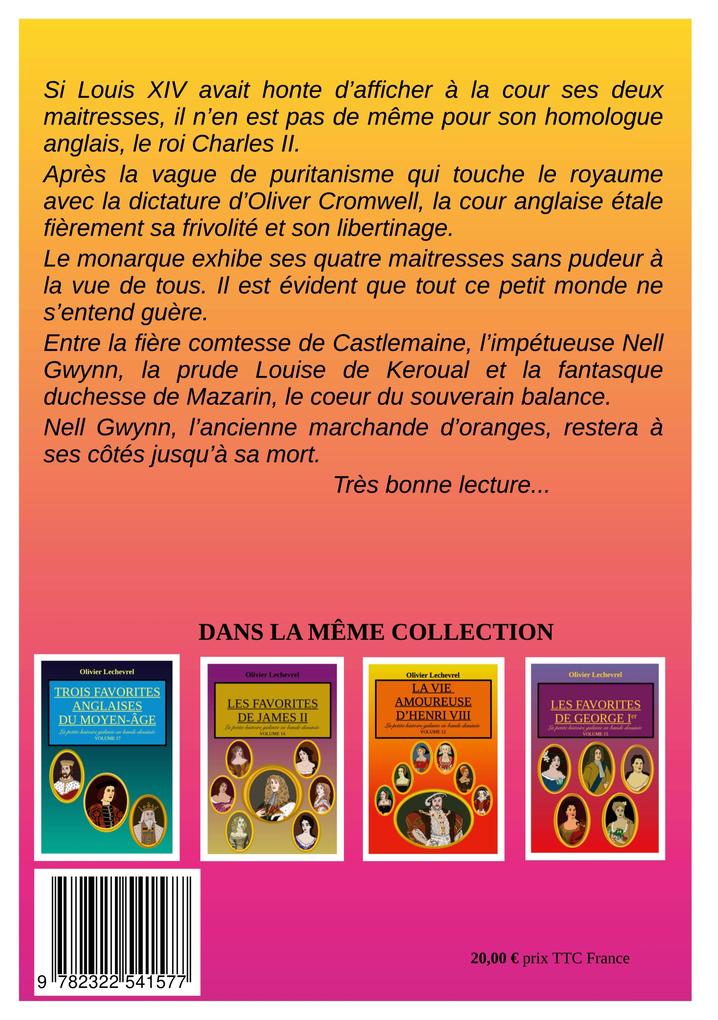 Weitere Ansicht: Les favorites de Charles II | Olivier Lechevrel