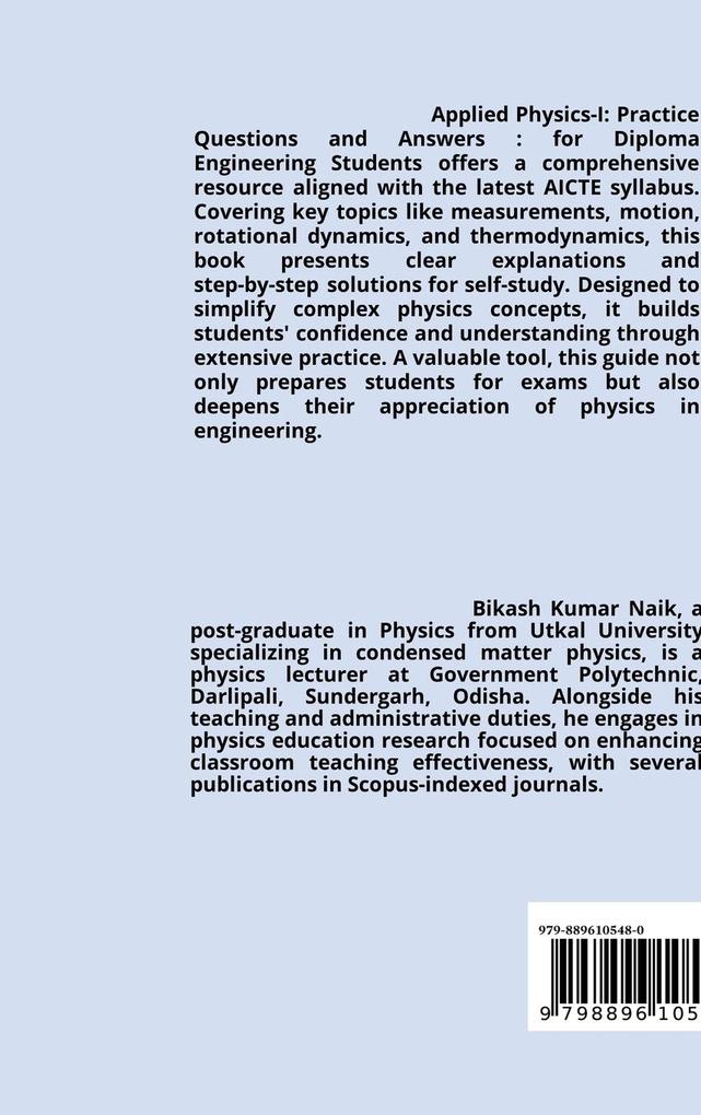 Weitere Ansicht: Applied Physics- I | Bikash Kumar Naik