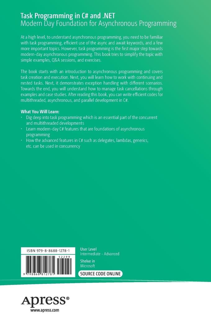 Weitere Ansicht: Task Programming in C# and .NET | Vaskaran Sarcar