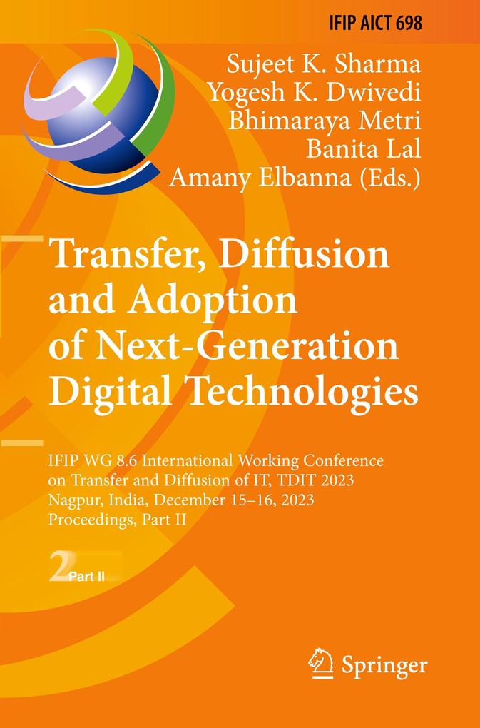 Produktbild: Transfer, Diffusion and Adoption of Next-Generation Digital Technologies