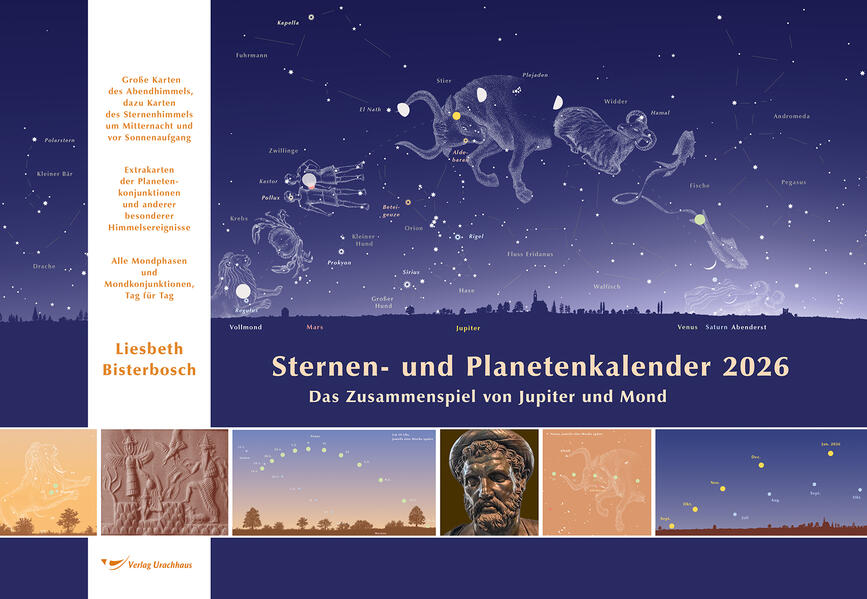 Produktbild: Sternen- und Planetenkalender 2026 | Liesbeth Bisterbosch