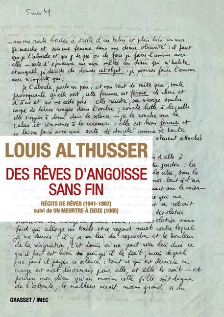 Produktbild: Des rêves d'angoisse sans fin | Althusser-L