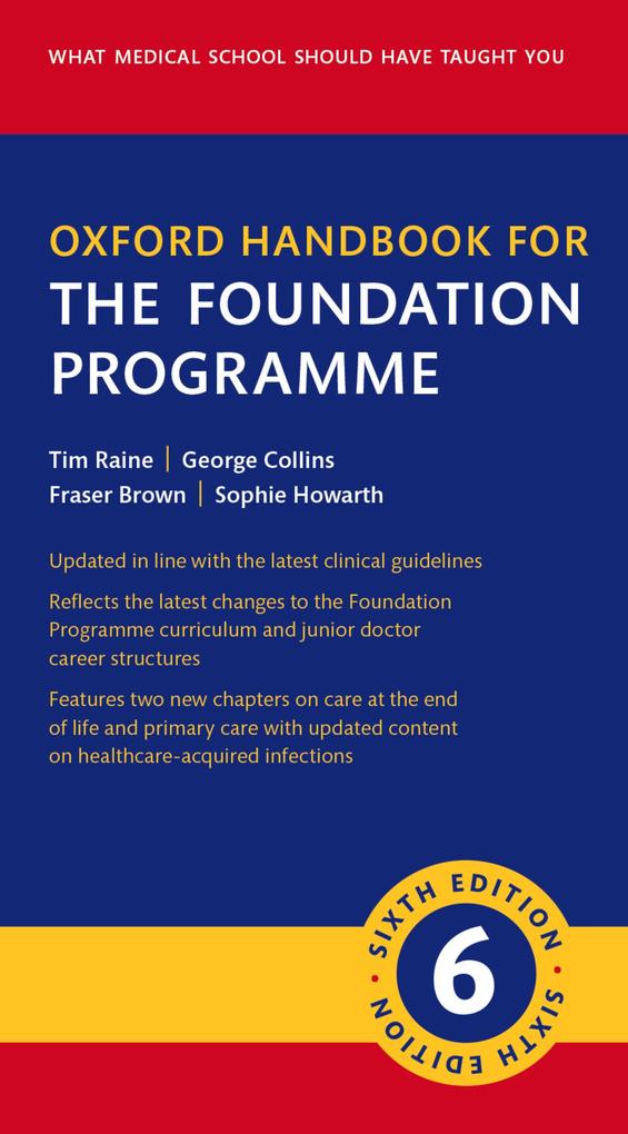 Produktbild: Oxford Handbook for the Foundation Programme | Tim Raine, George Collins, Fraser Brown, Sophie Howarth