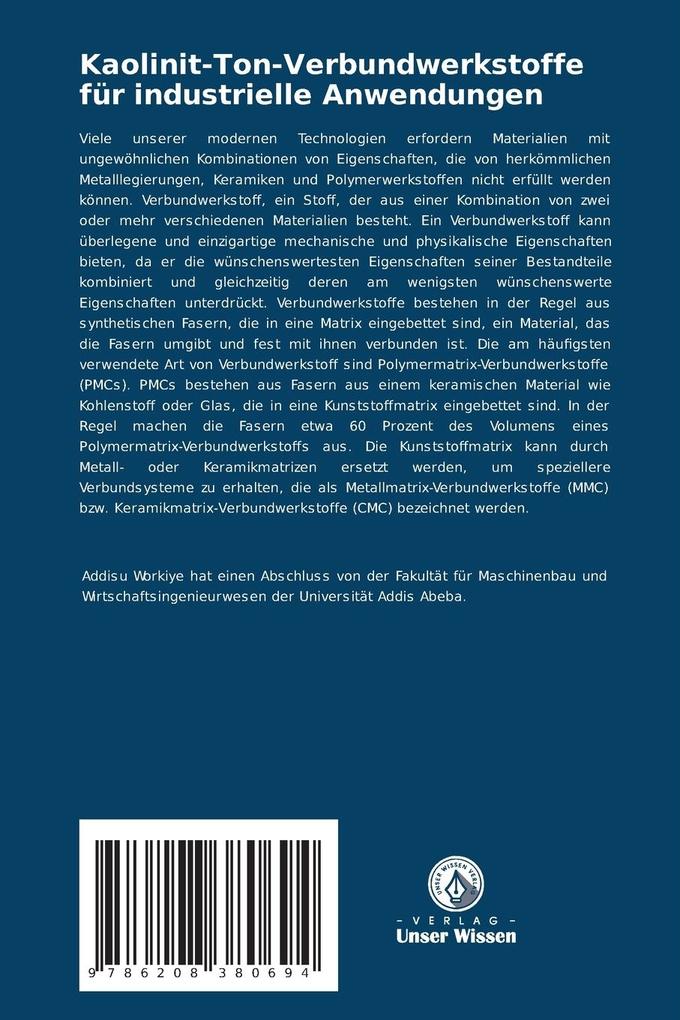 Weitere Ansicht: Kaolinit-Ton-Verbundwerkstoffe für industrielle Anwendungen | Addisu Workiye