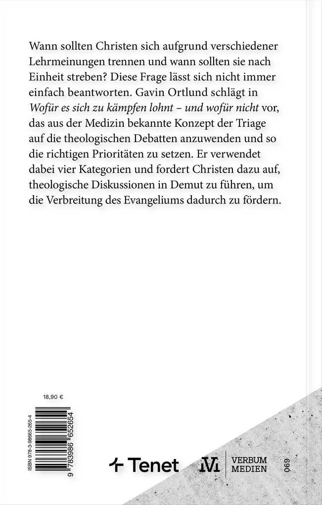 Weitere Ansicht: Wofür es sich zu kämpfen lohnt - und wofür nicht | Gavin Ortlund