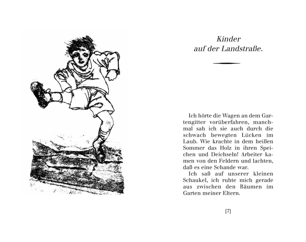 Weitere Ansicht: Betrachtung (Prager Ausgabe) | Franz Kafka
