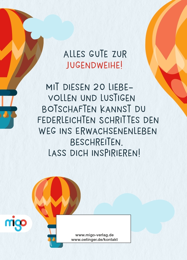 Weitere Ansicht: Für dich zur Jugendweihe