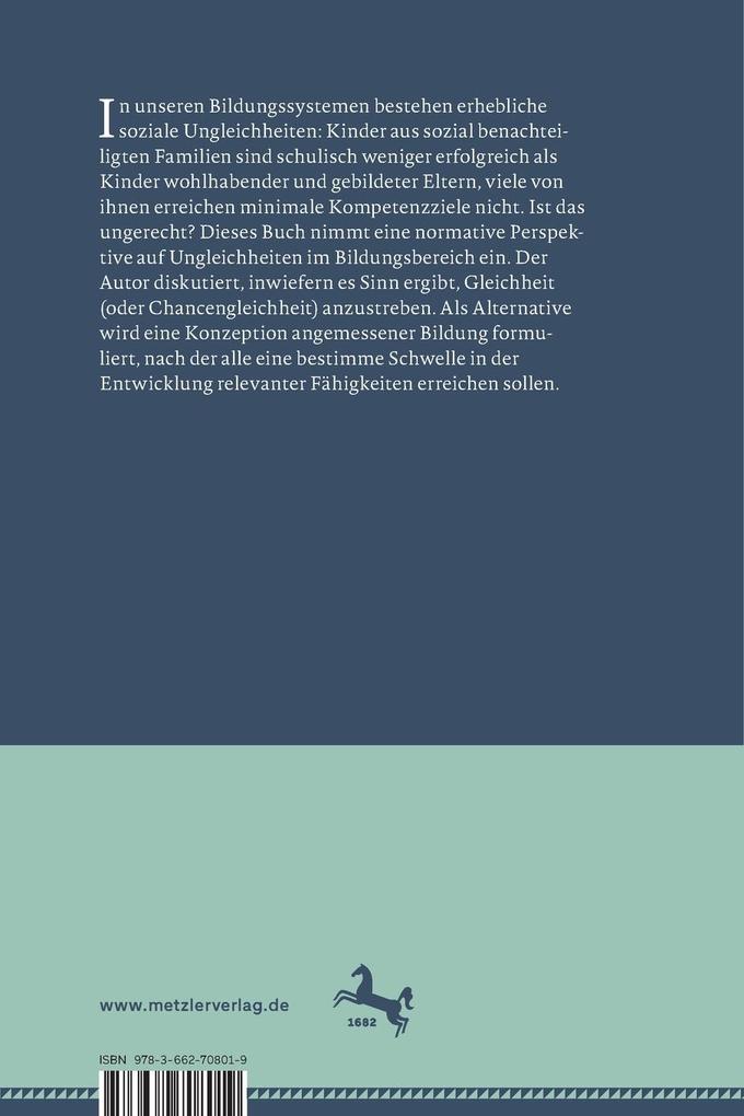 Weitere Ansicht: Bildungsgerechtigkeit | Johannes Giesinger