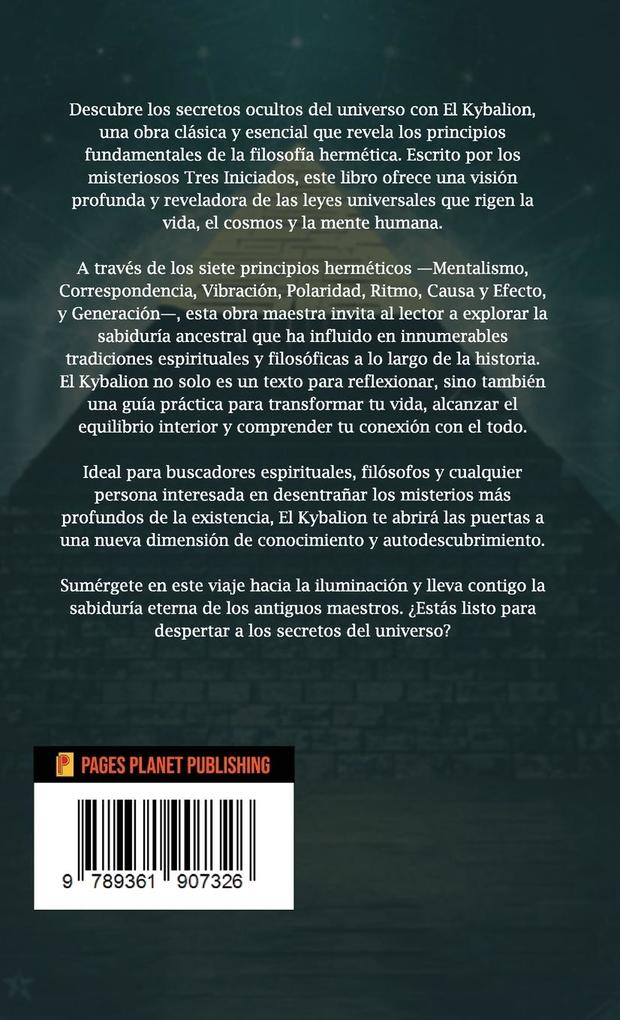 Weitere Ansicht: El Kybalion (Spanish edition) | Three Initiates