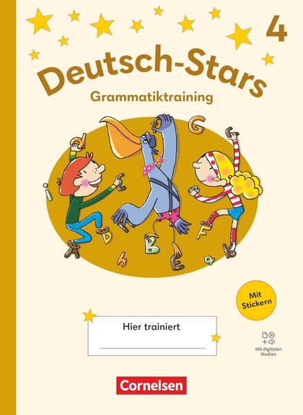 Produktbild: Deutsch-Stars 4. Schuljahr - Grammatiktraining - Ausgabe 2025 - Übungsheft