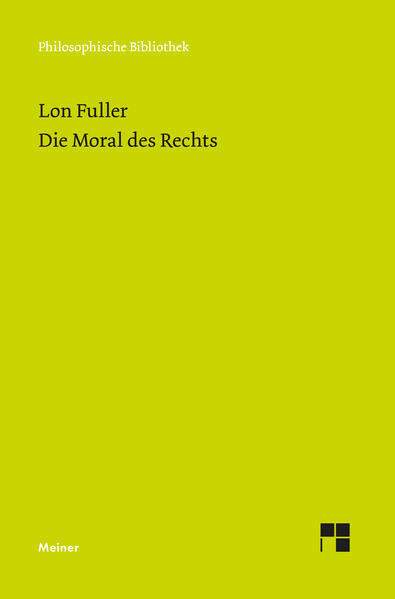 Produktbild: Die Moral des Rechts | Lon Fuller