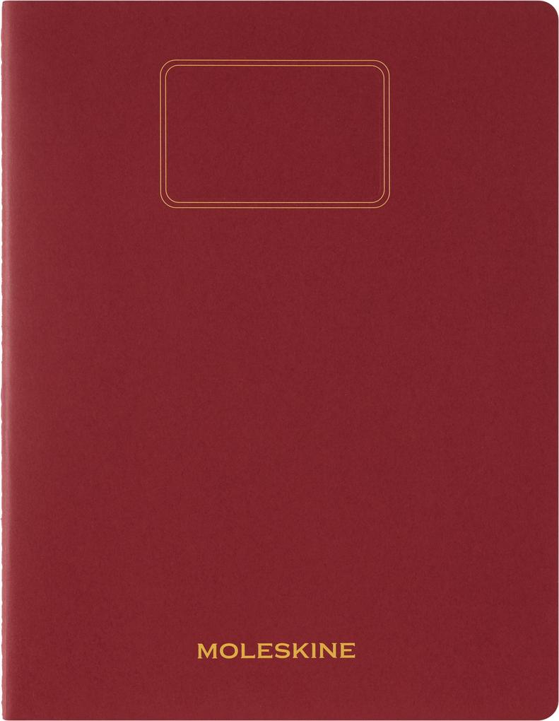Produktbild: Moleskine Student Cahier, XXL, liniert, Kartoneinband, Rot