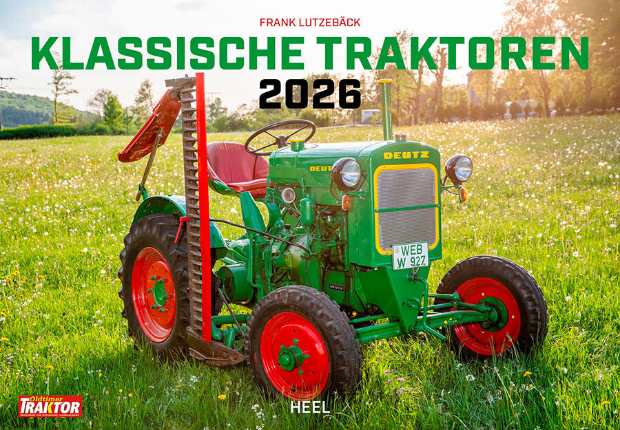 Produktbild: Klassische Traktoren Kalender 2026 | Frank Lutzebäck