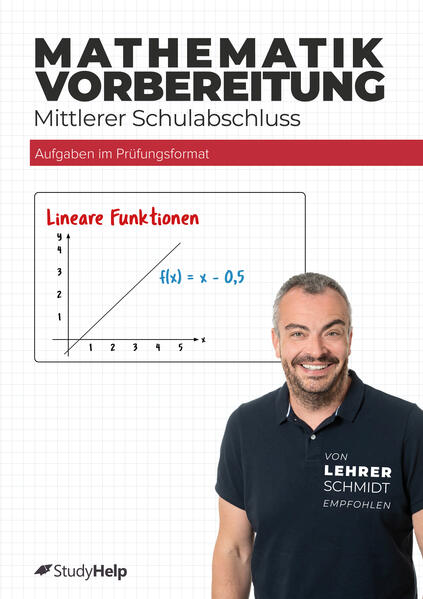 Produktbild: Mathe-Abschlussprüfung - Dein Trainingsheft mit Prüfungsaufgaben & Lösungen | Maria Lenk