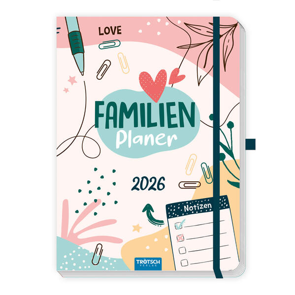 Produktbild: Trötsch Wochenbuch Familienplaner 2026
