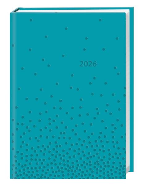 Produktbild: Kalenderbuch A6 blau 2026