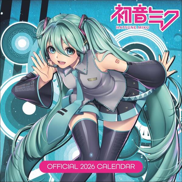 Produktbild: Hatsune Miku Broschurkalender 2026