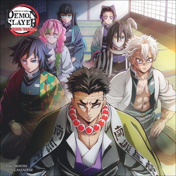Produktbild: Demon Slayer Broschurkalender 2026