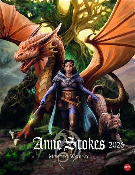 Produktbild: Anne Stokes: Mystic World Posterkalender 2026 | Anne Stokes