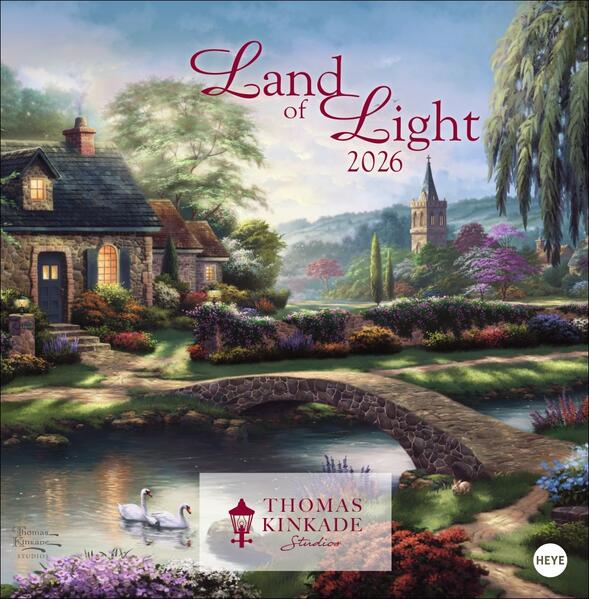 Produktbild: Thomas Kinkade: Land of Light Broschurkalender 2026 | Thomas Kinkade