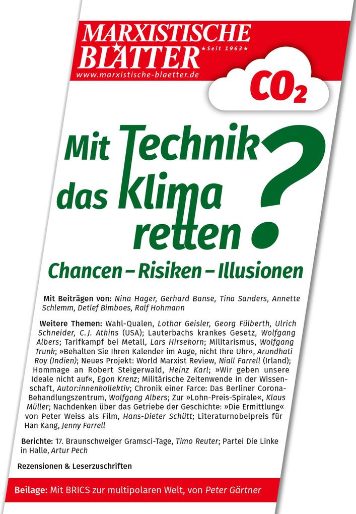 Produktbild: Mit Technik das Klima retten? Chancen - Risiken - Illusionen