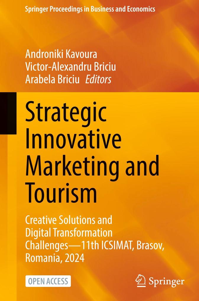 Produktbild: Strategic Innovative Marketing and Tourism